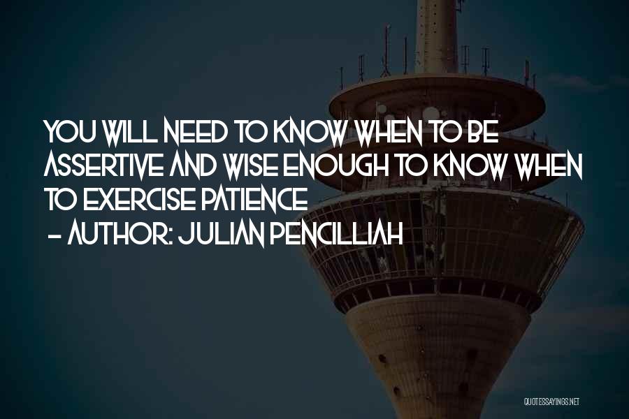 Patience For Success Quotes By Julian Pencilliah