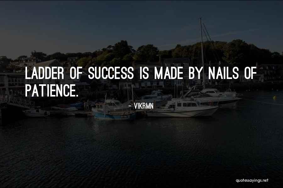 Patience For Success Quotes By Vikrmn