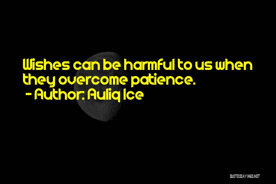 Patience Impatience Quotes By Auliq Ice