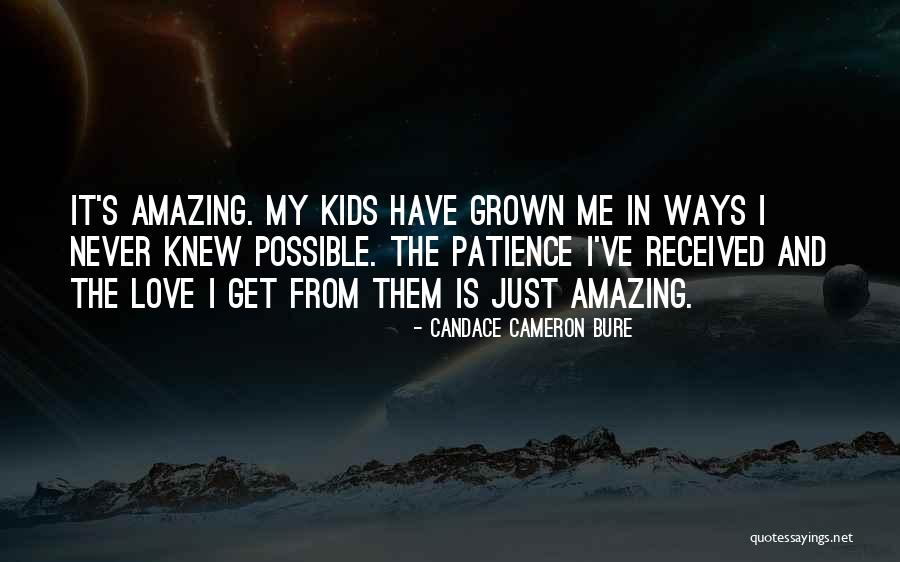 Patience In Love Quotes By Candace Cameron Bure Patience In Love Quotes By Candace Cameron Bure