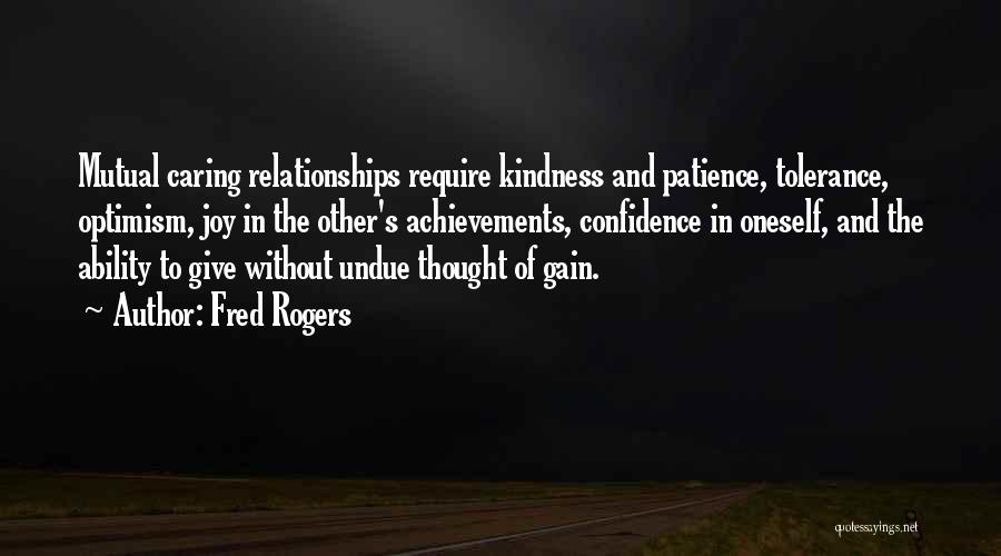 Patience In Relationships Quotes By Fred Rogers