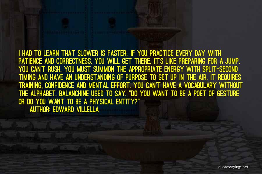 Patience Is Like Quotes By Edward Villella