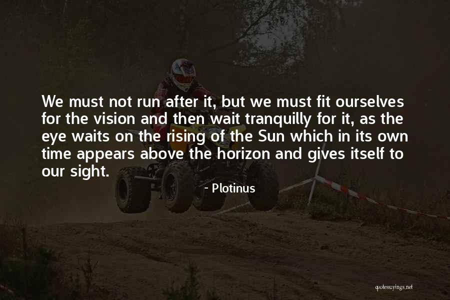 Patience Running Out Quotes By Plotinus