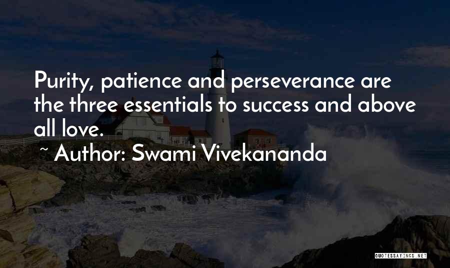 Patience To Success Quotes By Swami Vivekananda