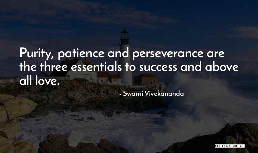 Patience To Success Quotes By Swami Vivekananda