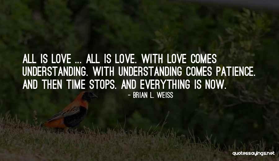 Patience Understanding And Love Quotes By Brian L. Weiss