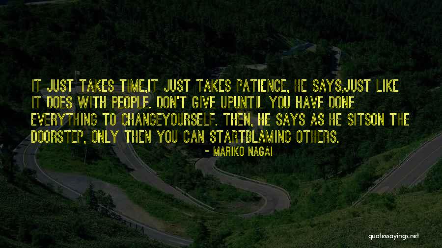 Patience With People Quotes By Mariko Nagai Patience With People Quotes By Mariko Nagai