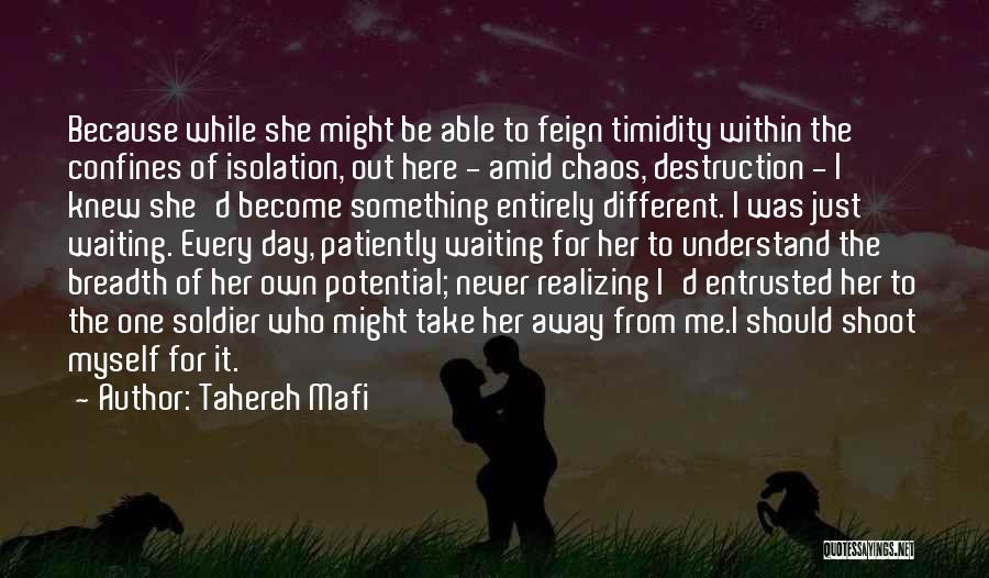 Patiently Waiting For Her Quotes By Tahereh Mafi