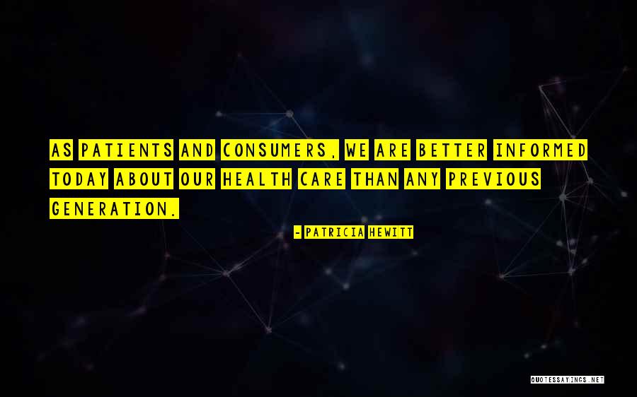 Patients Care Quotes By Patricia Hewitt Patients Care Quotes By Patricia Hewitt