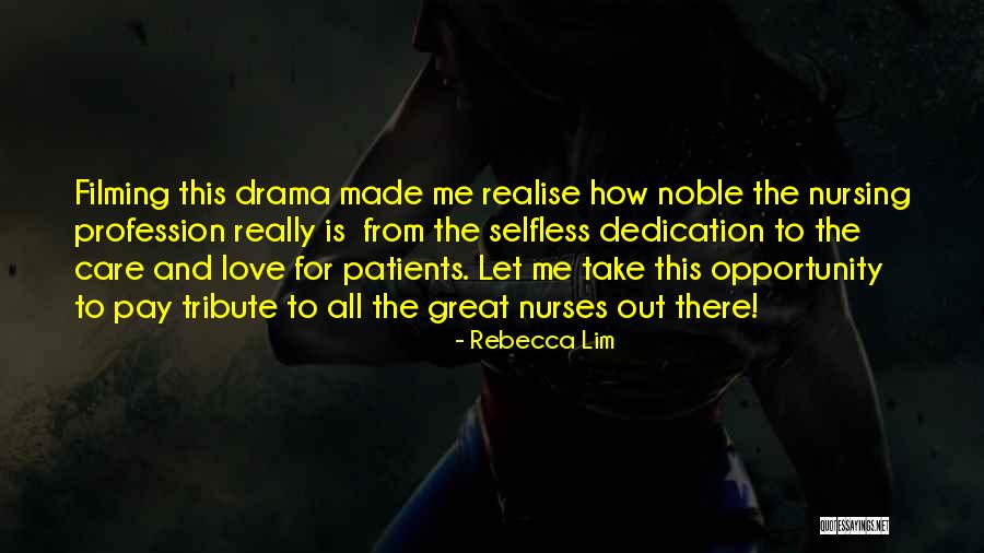 Patients Care Quotes By Rebecca Lim