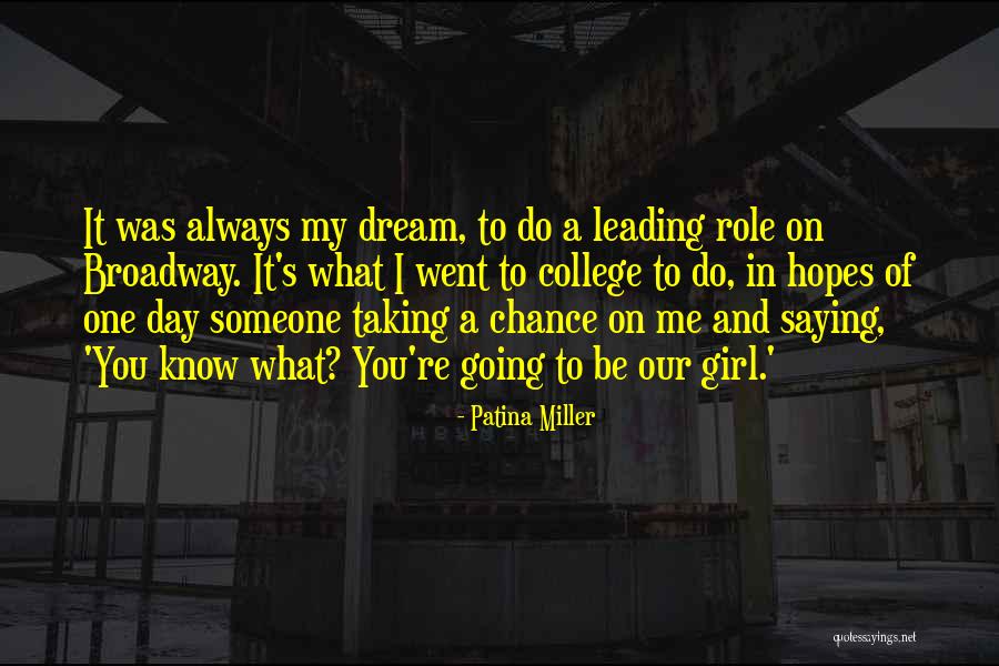 Patina Miller Quotes 801257