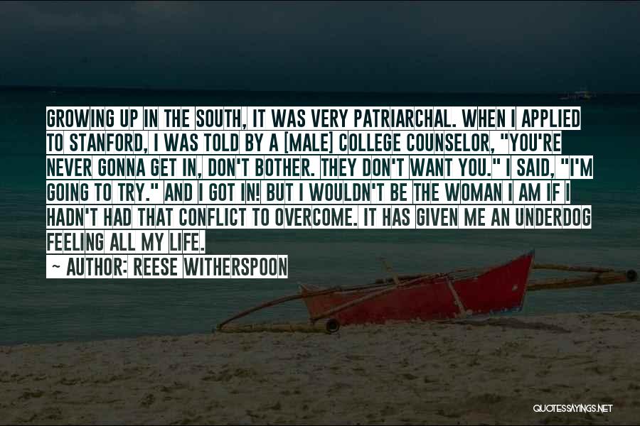 Patriarchal Quotes By Reese Witherspoon