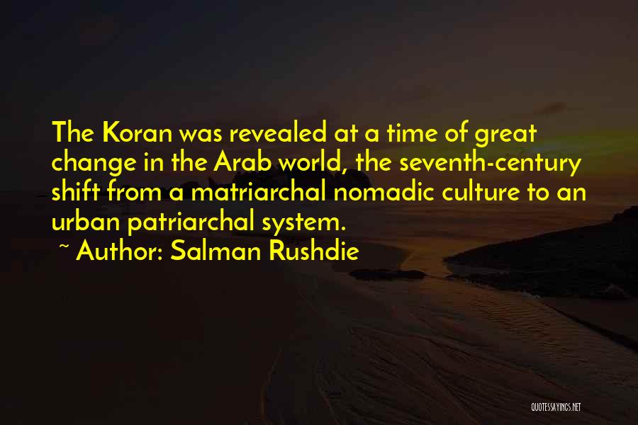 Patriarchal Quotes By Salman Rushdie