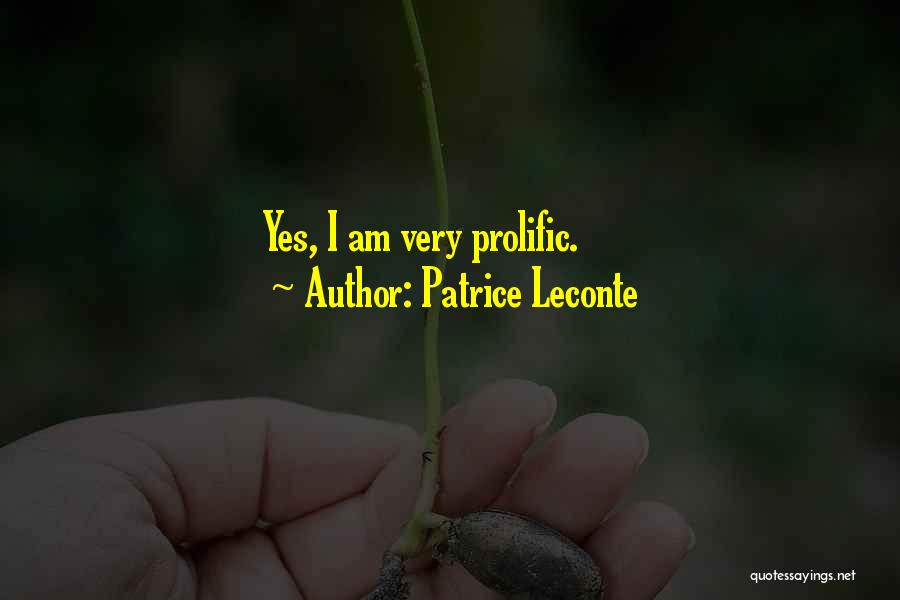 Patrice Leconte Quotes 970969