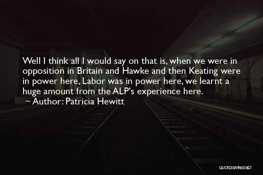 Patricia Hewitt Quotes 2064196