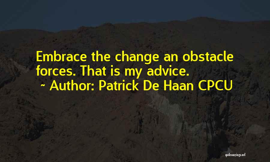 Patrick De Haan CPCU Quotes 2244283