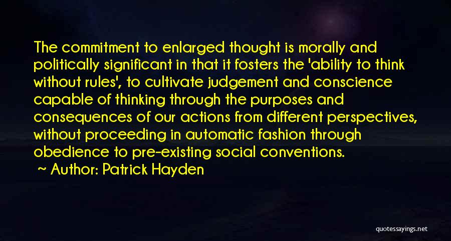 Patrick Hayden Quotes 335326