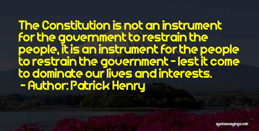 Patrick Henry Best Quotes By Patrick Henry