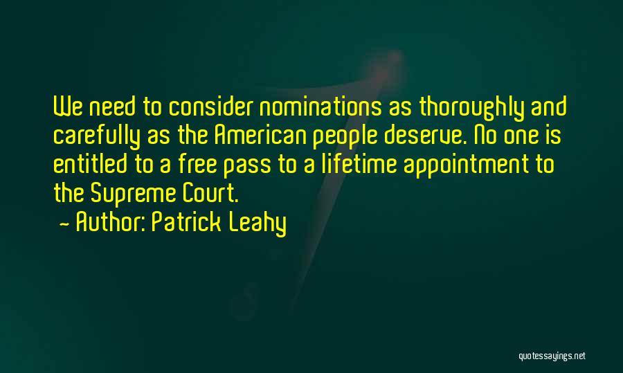 Patrick Leahy Quotes 577347