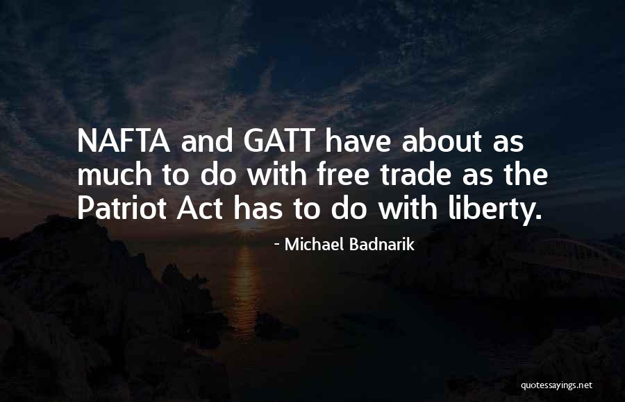 Patriot Act Quotes By Michael Badnarik