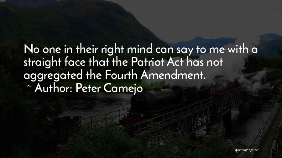 Patriot Act Quotes By Peter Camejo