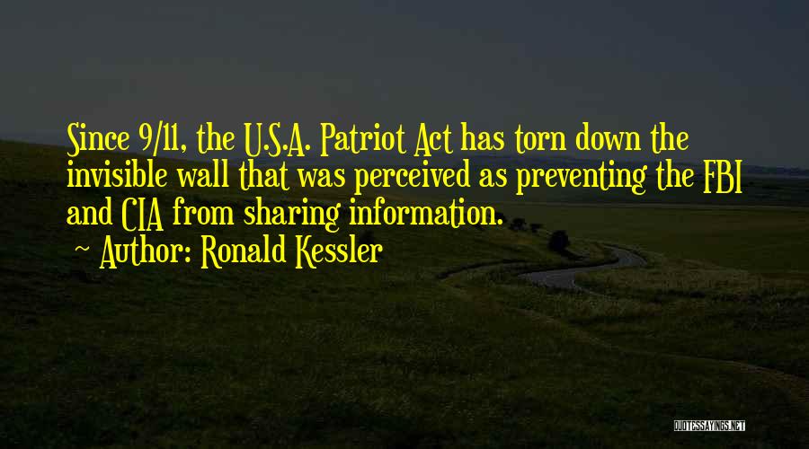 Patriot Act Quotes By Ronald Kessler