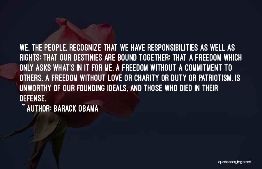 Patriotism And Freedom Quotes By Barack Obama