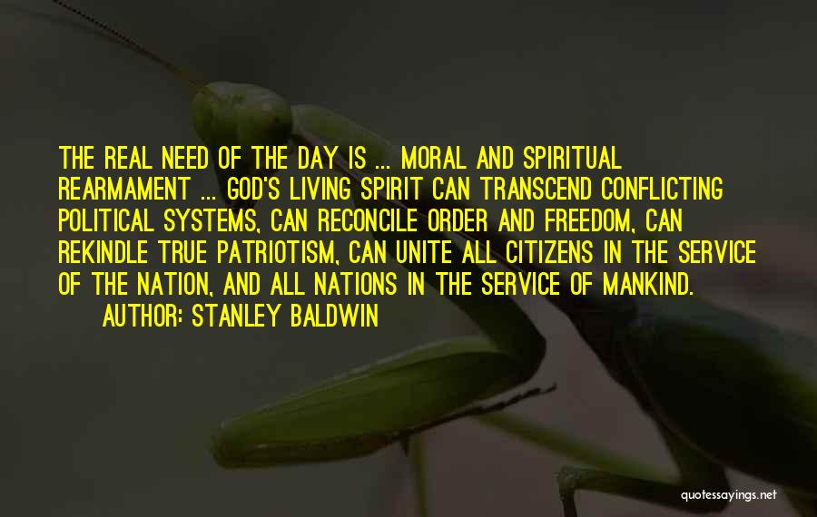 Patriotism And Freedom Quotes By Stanley Baldwin