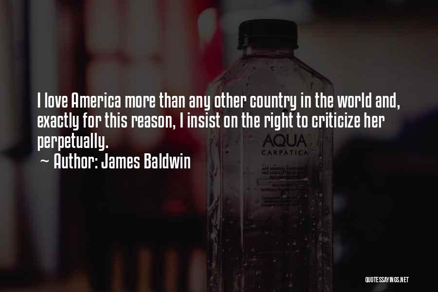 Patriotism And Protest Quotes By James Baldwin