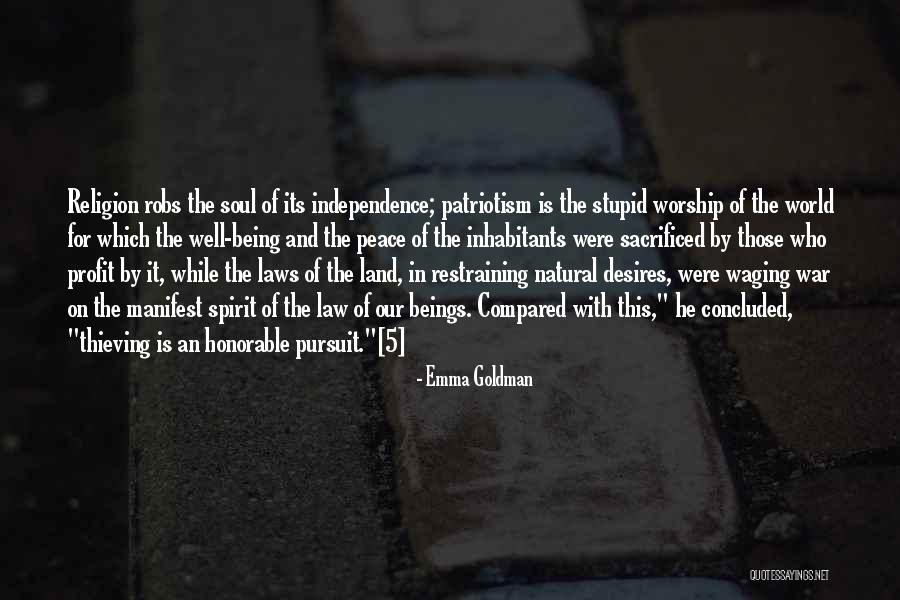 Patriotism And Religion Quotes By Emma Goldman