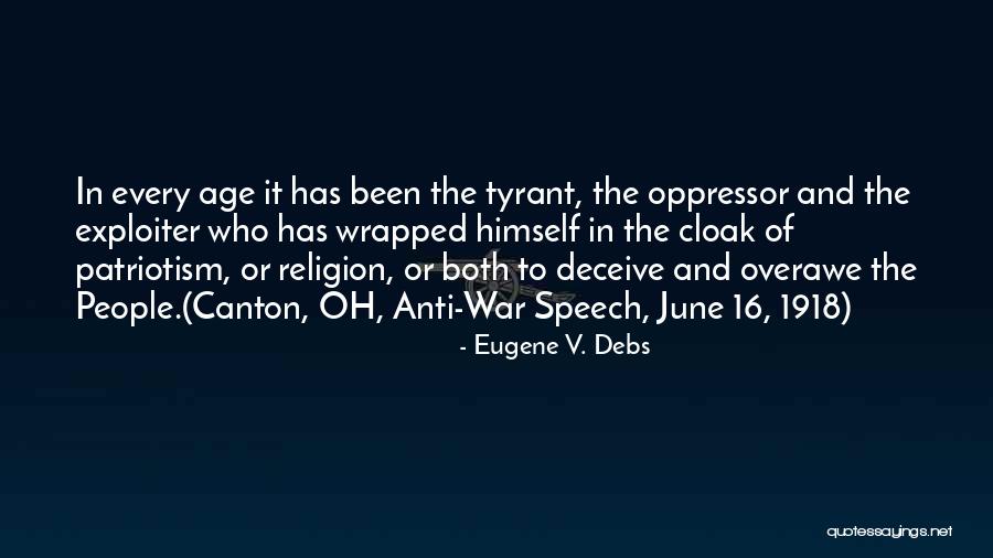 Patriotism And Religion Quotes By Eugene V. Debs