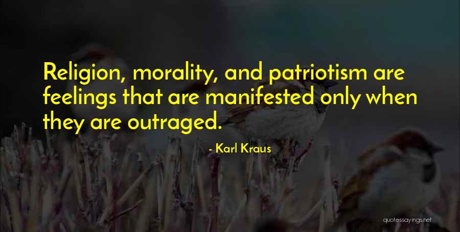 Patriotism And Religion Quotes By Karl Kraus