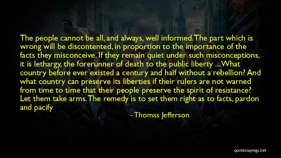 Patriotism Thomas Jefferson Quotes By Thomas Jefferson