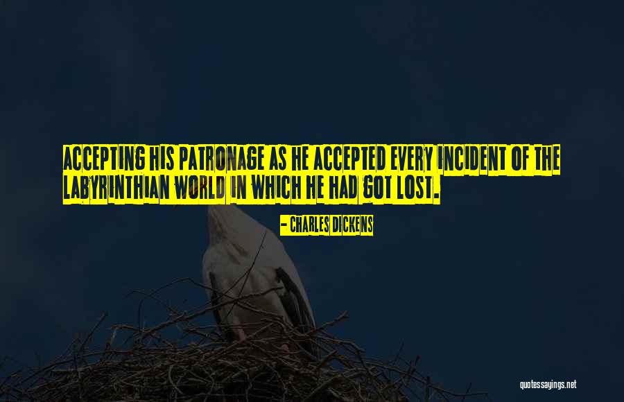 Patronage Quotes By Charles Dickens Patronage Quotes By Charles Dickens