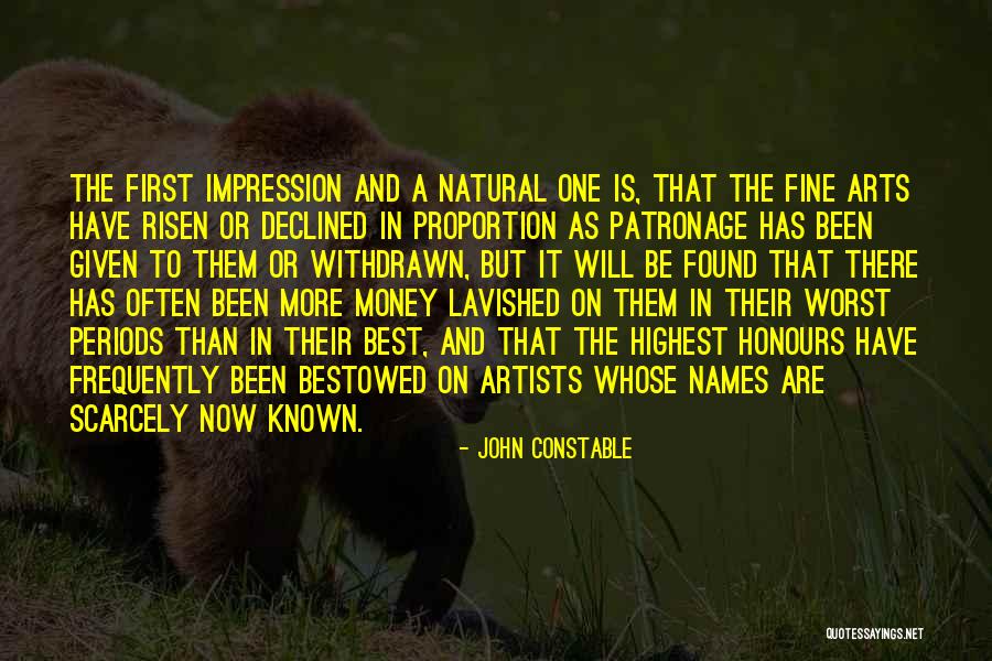 Patronage Quotes By John Constable Patronage Quotes By John Constable