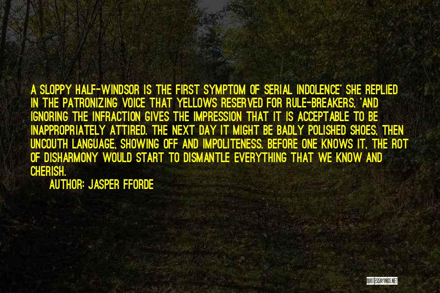 Patronizing Quotes By Jasper Fforde