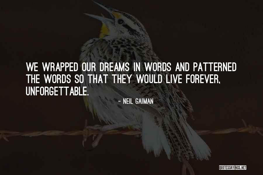 Patterned Quotes By Neil Gaiman