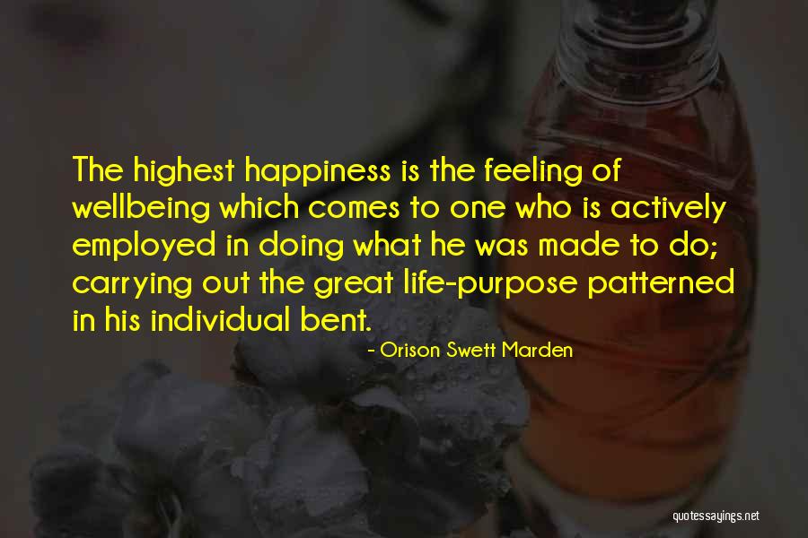 Patterned Quotes By Orison Swett Marden