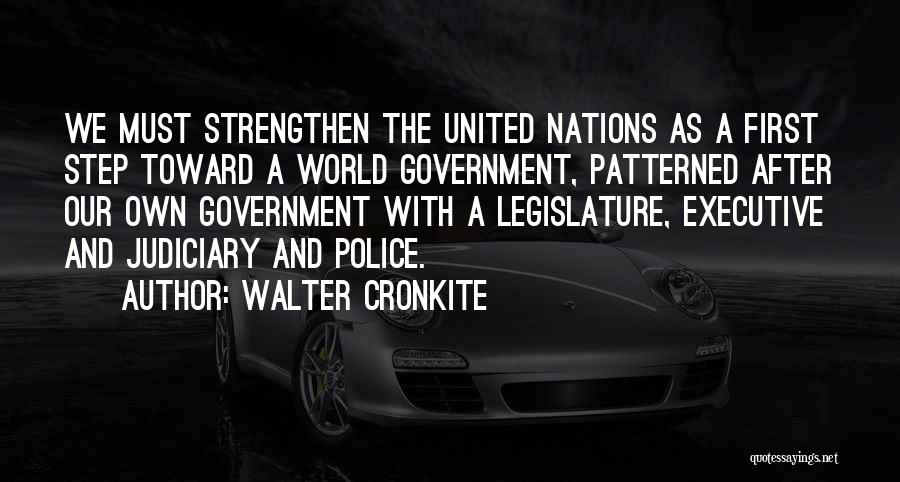Patterned Quotes By Walter Cronkite