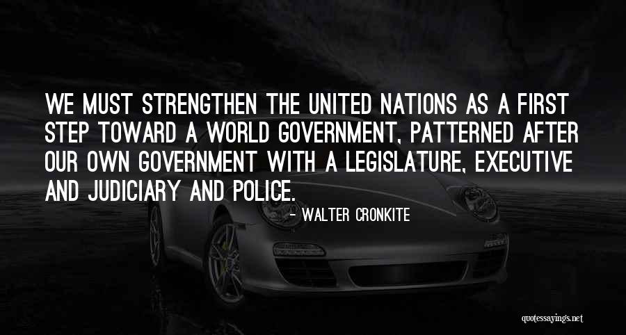 Patterned Quotes By Walter Cronkite