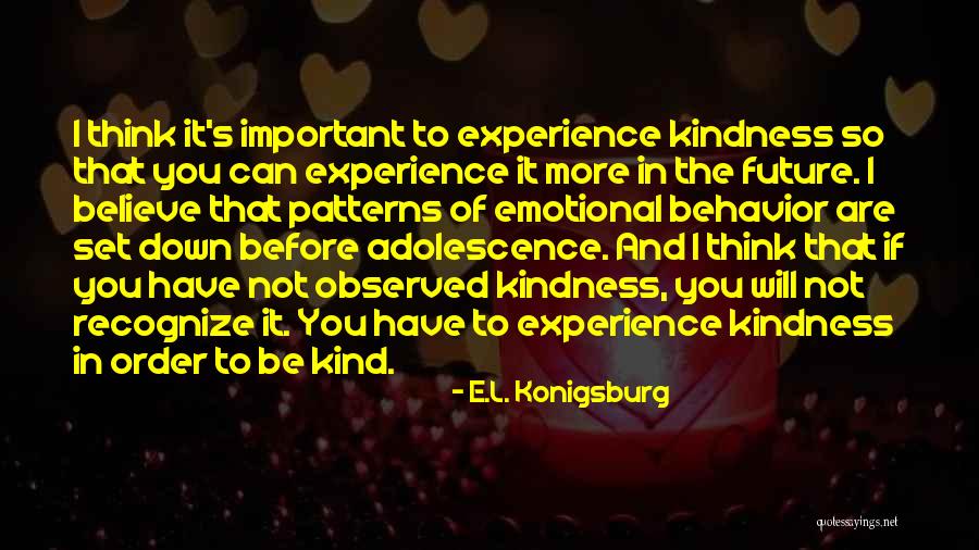 Patterns Of Behavior Quotes By E.L. Konigsburg Patterns Of Behavior Quotes By E.L. Konigsburg