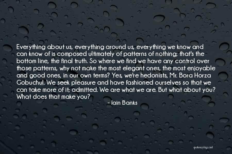 Patterns Quotes By Iain Banks