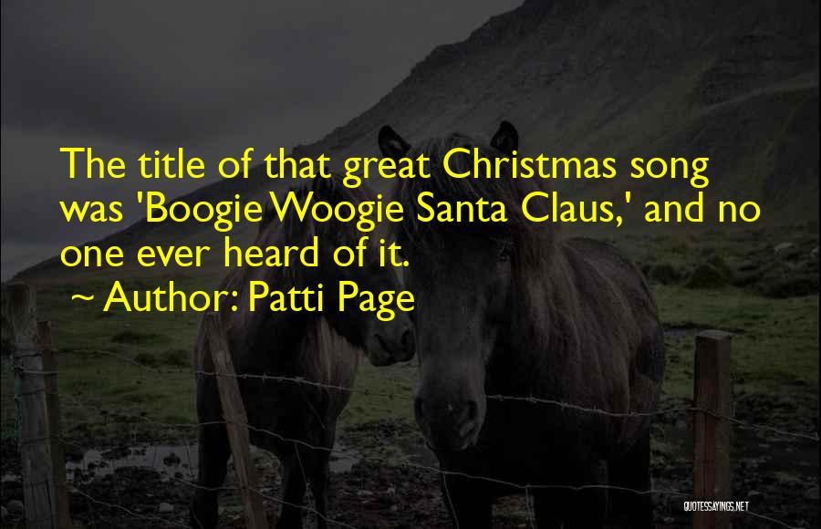 Patti Page Quotes 986636