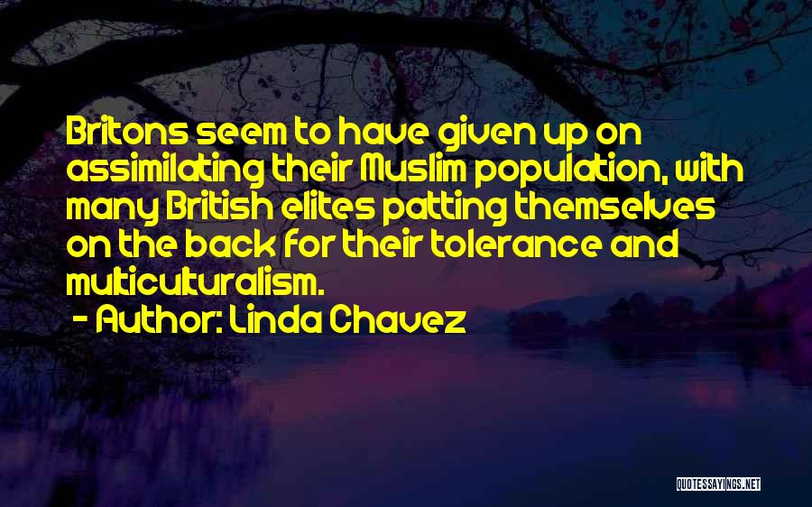 Patting Yourself On The Back Quotes By Linda Chavez