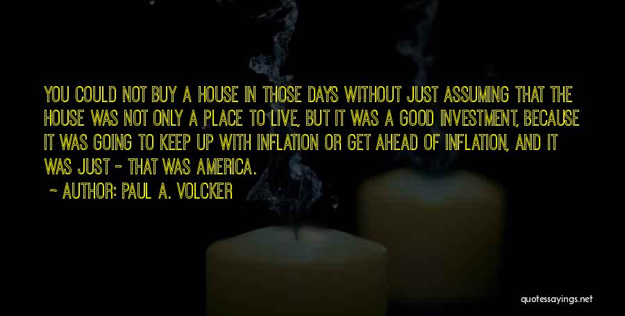 Paul A. Volcker Quotes 2164373