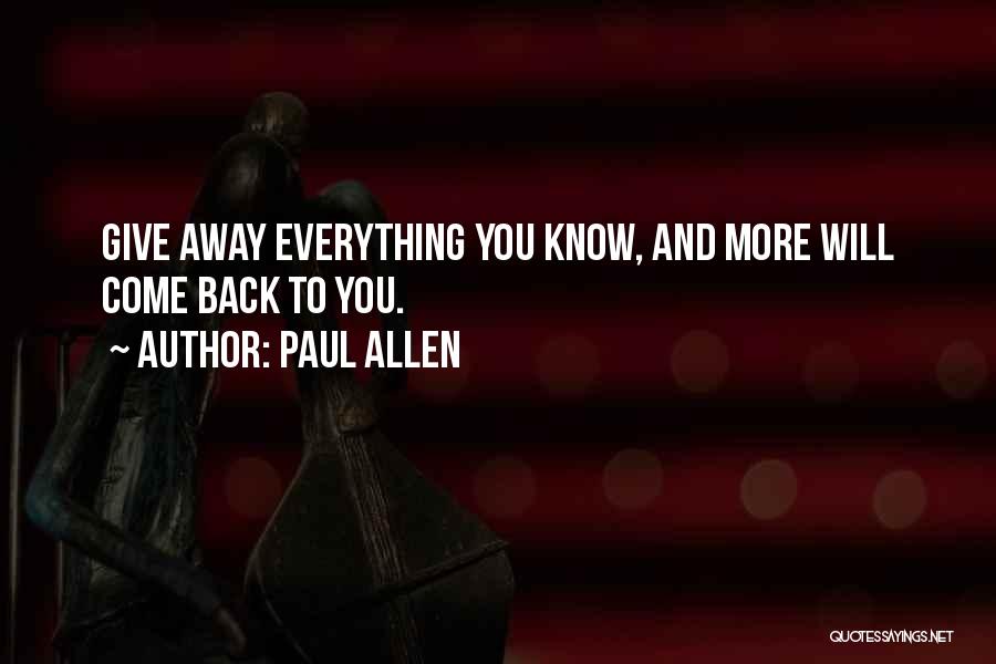 Paul Allen Quotes 975056