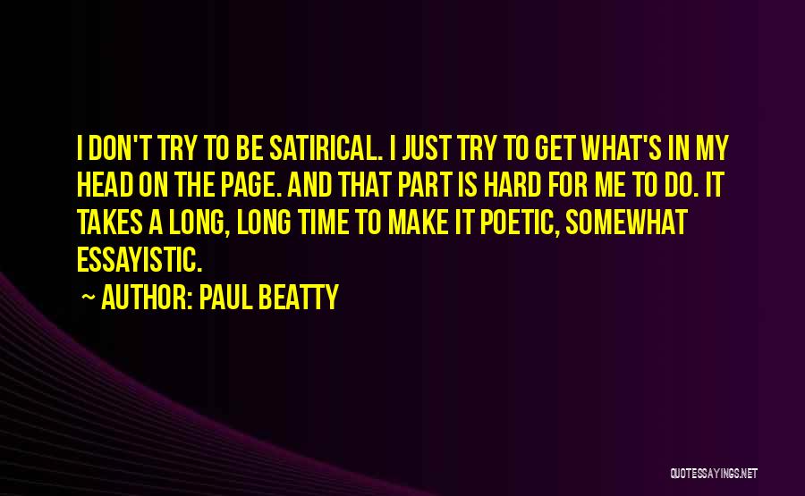 Paul Beatty Quotes 993000