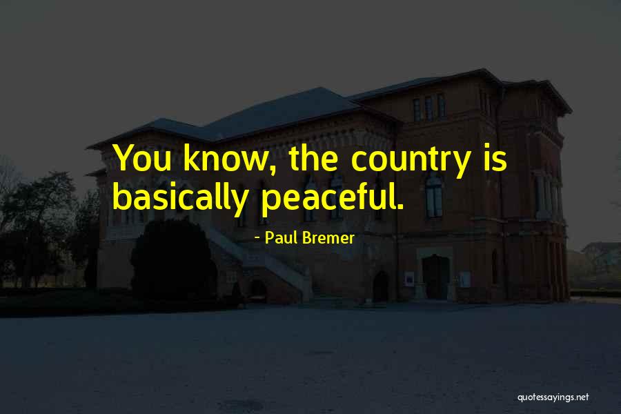 Paul Bremer Quotes 369927