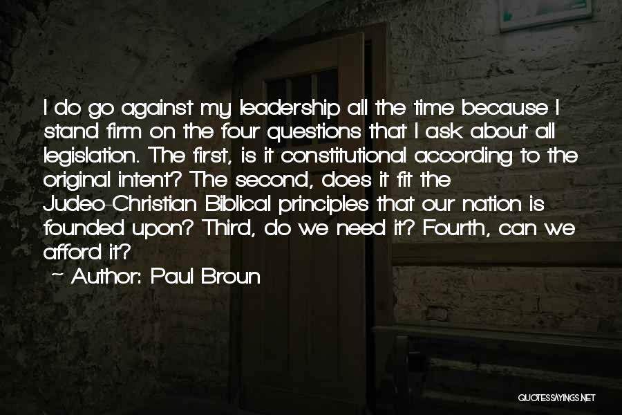 Paul Broun Quotes 784497