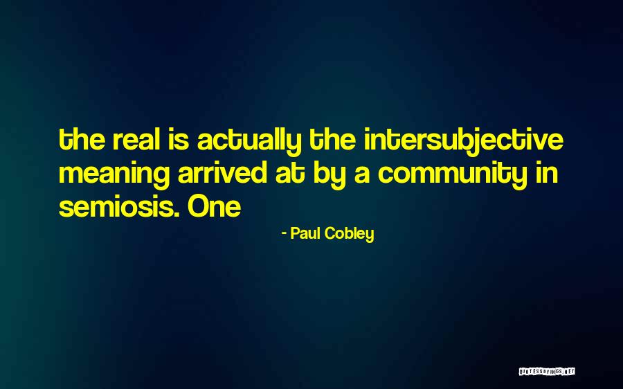 Paul Cobley Quotes 1993544